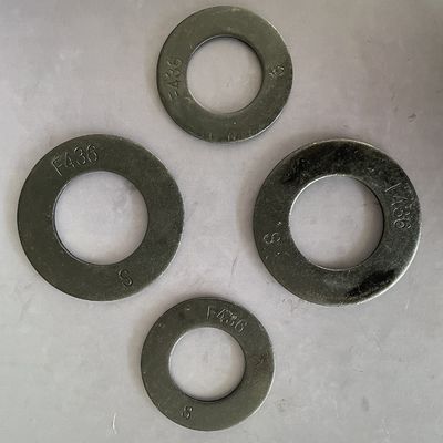 F436 Máy giặt/máy giặt thép cứng, 1/4&quot; - 4&quot;, Black Oxide